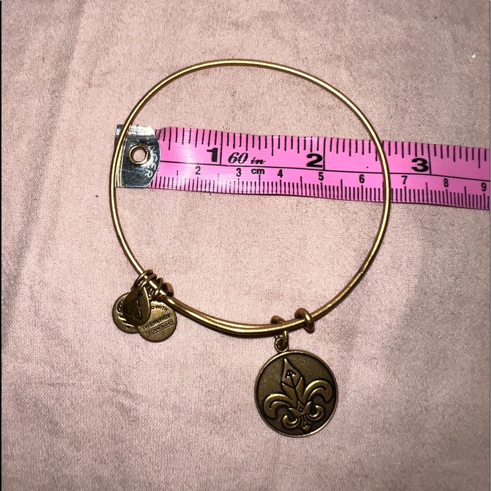 Alex and Ani Fleur de Lis bracelet